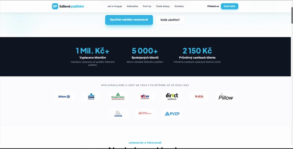 Záznam obrazovky: Sedmnáct šablon, které musely sednout na cizí backend